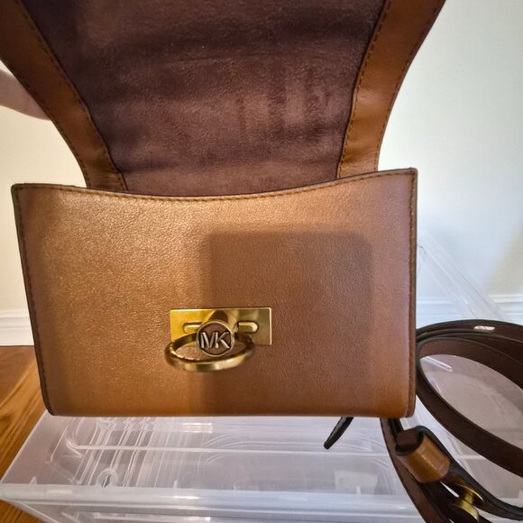 Michael Kors Caramel Brown Patchwork Shoulder bag - Picture 7 of 10